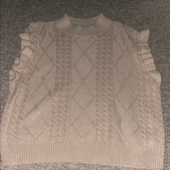 Pink Lily Cream Sweater - Picture 5 of 5